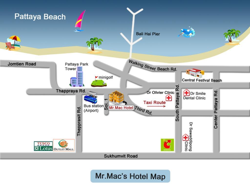 Mr. Mac'S Hotel Pattaya Exterior foto